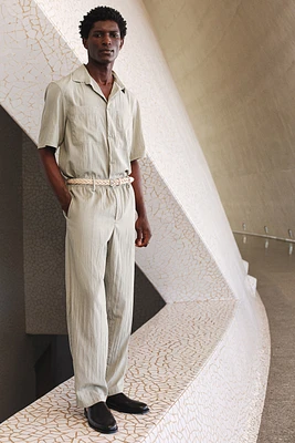 Relaxed-Fit Lyocell-Blend Pants