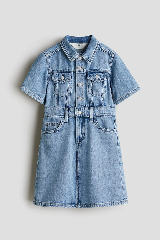 Cotton Denim Dress