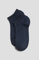 5-Pack Rib-Knit Ankle Socks
