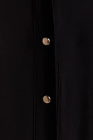 Tie-belt viscose shirt dress