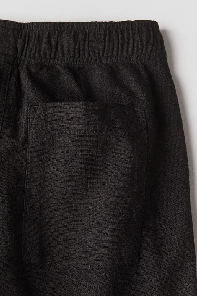 Linen-blend Joggers