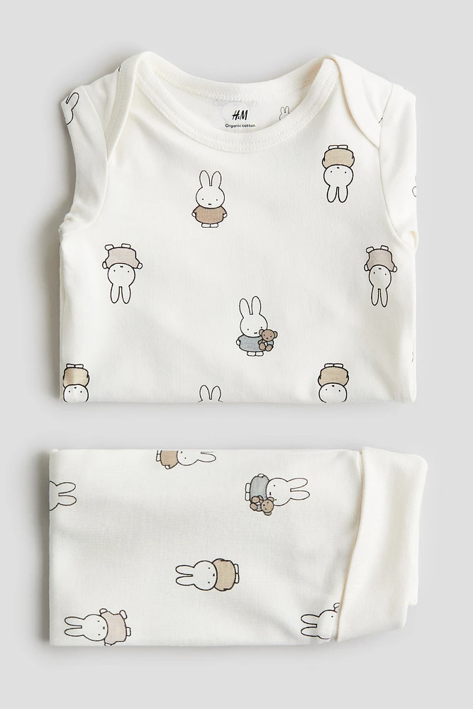 Ensemble 2 pièces en jersey de coton imprimé