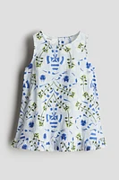 Printed Seersucker Dress