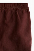 Linen-Blend Drawstring Pants