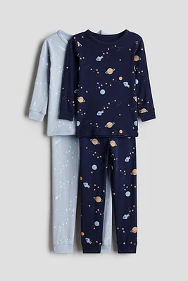 2-pack Snug Fit Cotton Pajamas