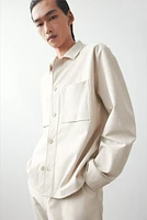 Regular-Fit Twill Overshirt