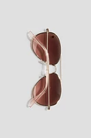 Aviator-Style Sunglasses