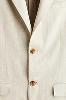 Regular-Fit Linen-Blend Jacket