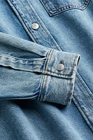 Regular Fit Denim Overshirt
