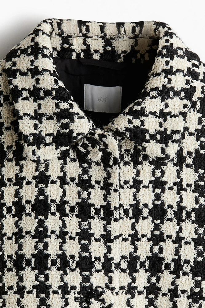 Veste en tissu jacquard