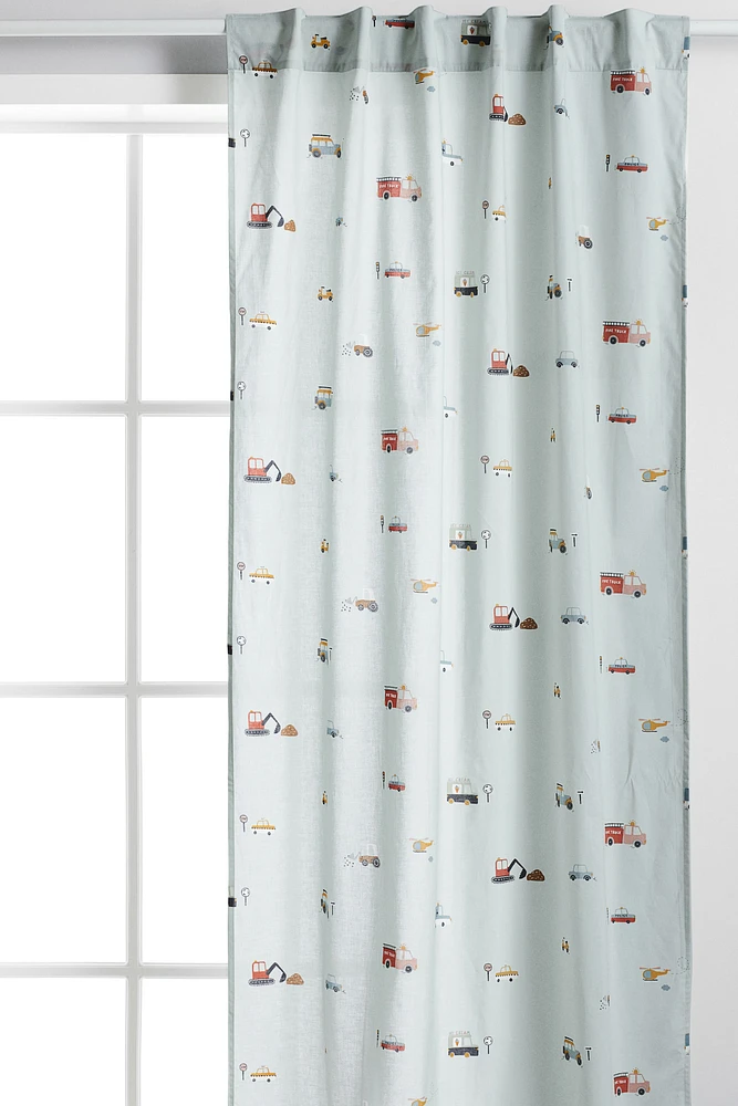 2-pack Patterned Cotton Curtains