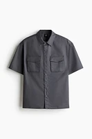 Loose-Fit Short-Sleeved Utility Shirt