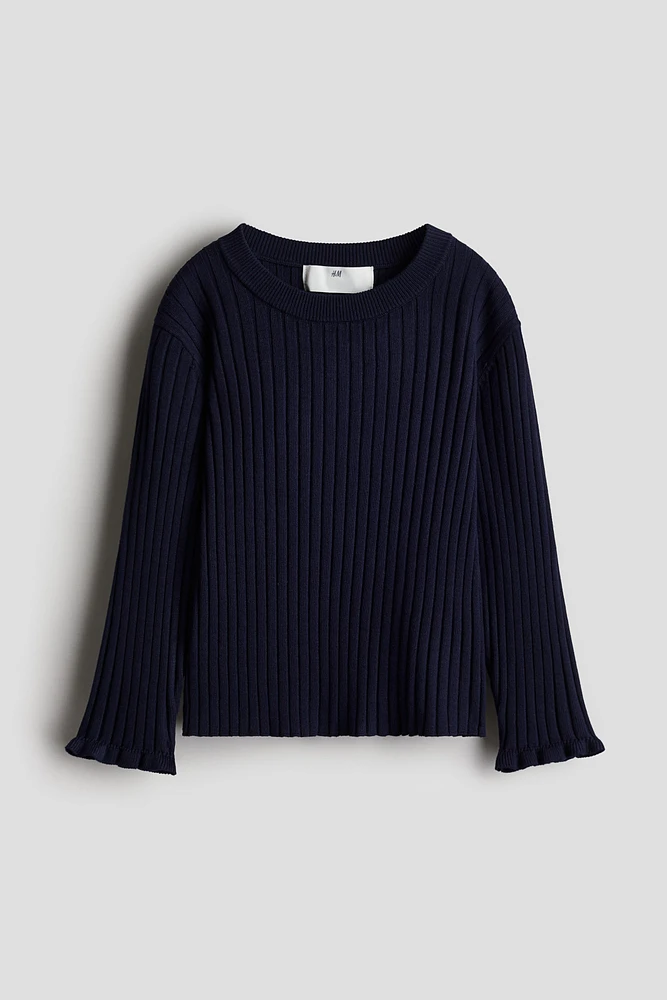 Rib-knit Sweater
