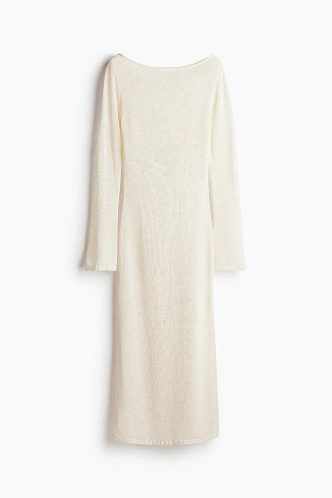 Knit Silk-Blend Dress