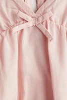 Blouse péplum en coton