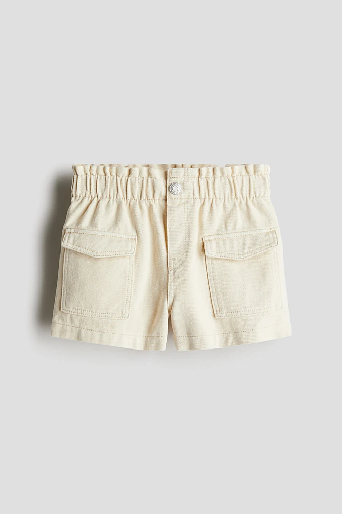 Loose Fit Denim Shorts