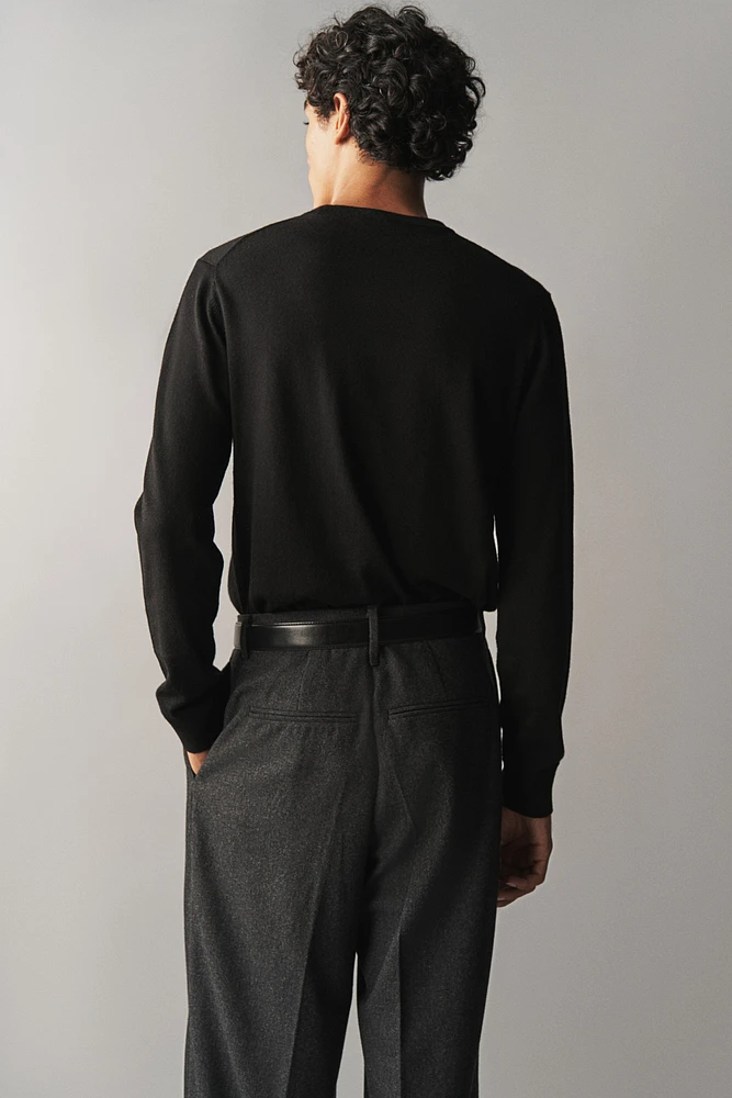 Slim Fit Wool Sweater