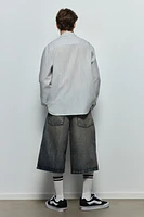 Chemise grande taille en crépon