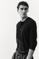 Slim-Fit Ribbed Jersey Shirt
