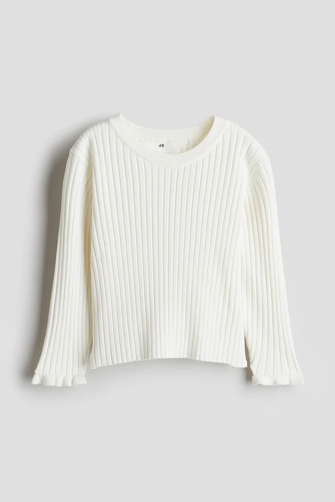 Rib-knit Sweater