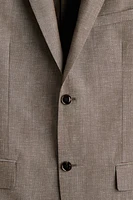 Veste près du corps en laine mélangée
