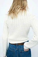 Cable-Knit Cardigan