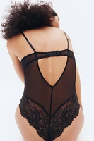 Super Push-Up Lace Bodysuit