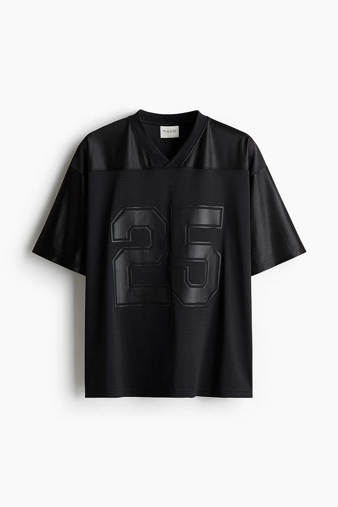 Loose-Fit Printed Sports Shirt with DryMove™