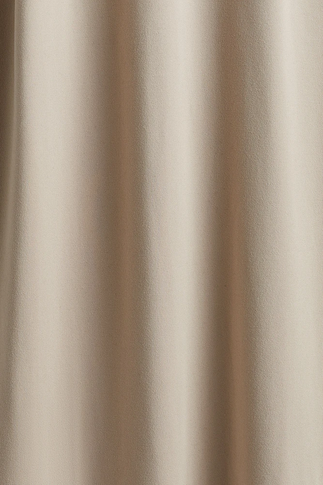 Mock Turtleneck Maxi Dress