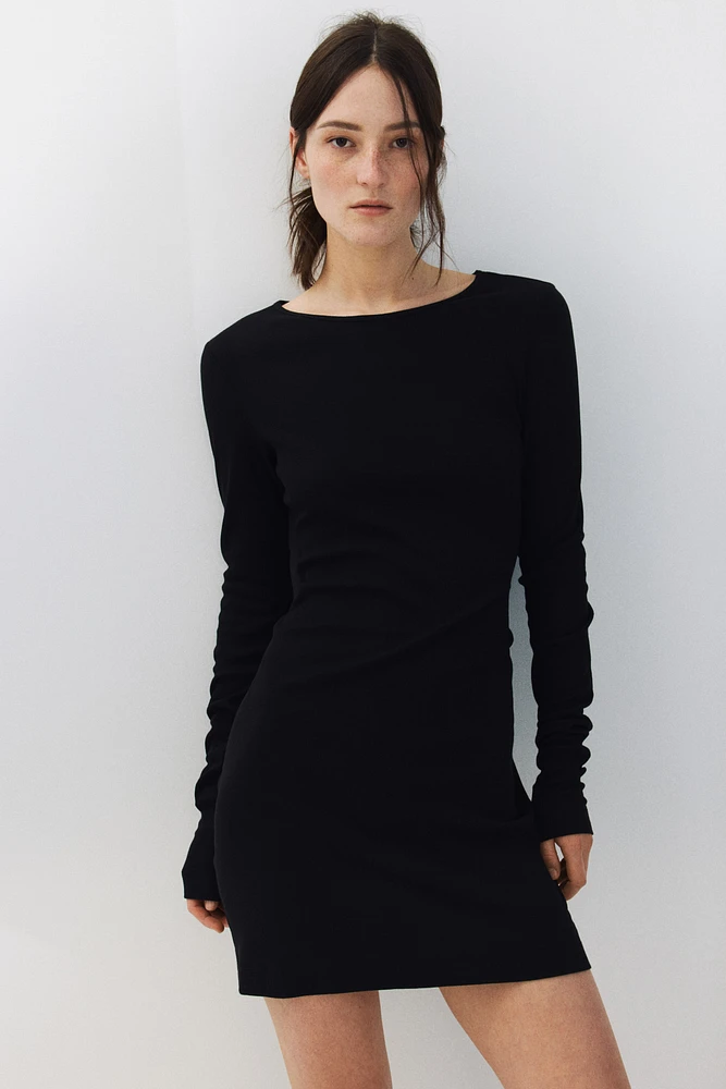 Ribbed Mini Dress