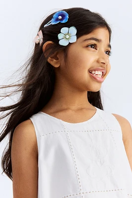 3-Pack Appliquéd Hair Clips