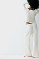 Ribbed jersey pyjamas