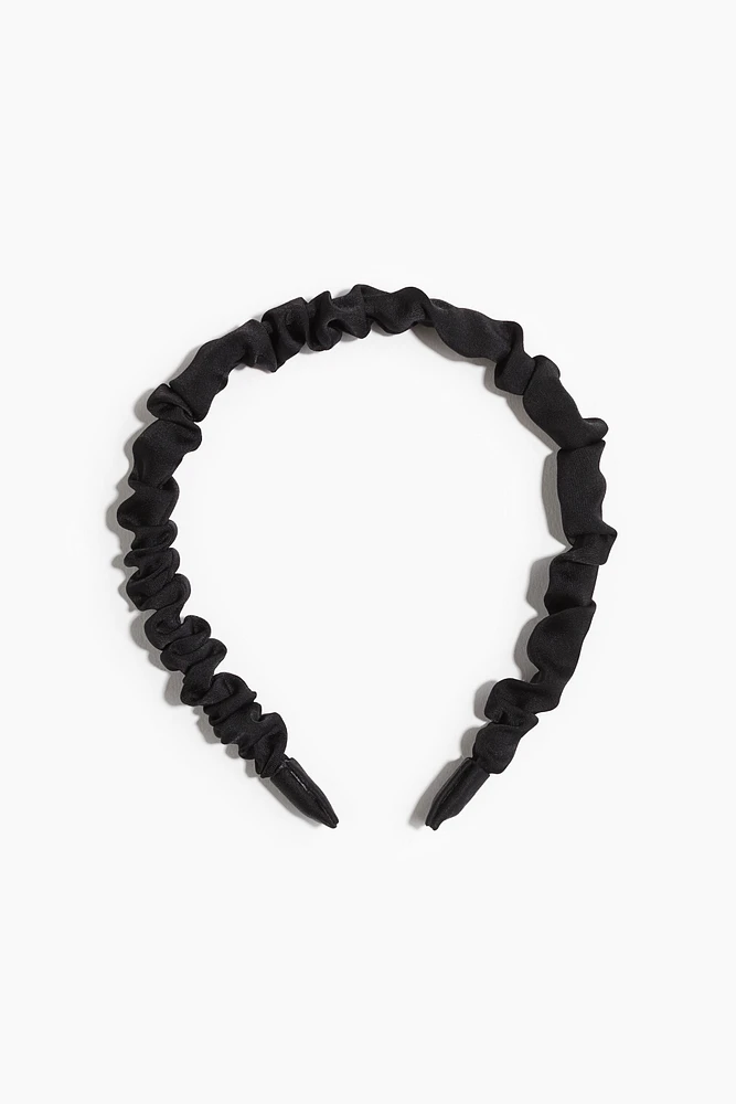 Ruched Satin Hairband