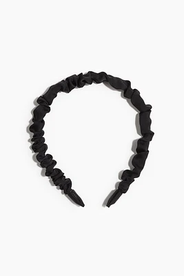 Ruched Satin Hairband