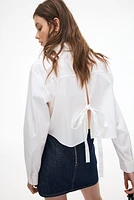 Tie-Detail Crop Top