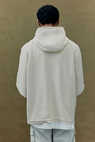 Regular-Fit Jersey Hooded Jacket