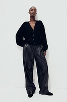 Rib-Knit Cardigan