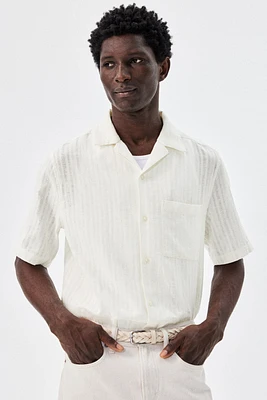 Regular-Fit Linen-Blend Resort Shirt