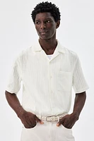 Regular-Fit Linen-Blend Resort Shirt
