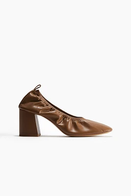 Block-Heeled Pumps