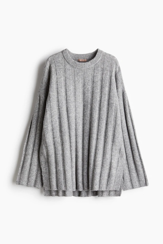 Oversized Rib-knit Sweater