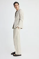 Relaxed-Fit Linen-Blend Jacket