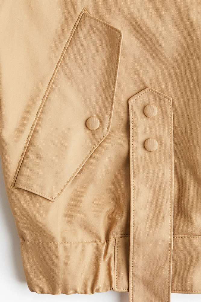 Twill Jacket with Collar