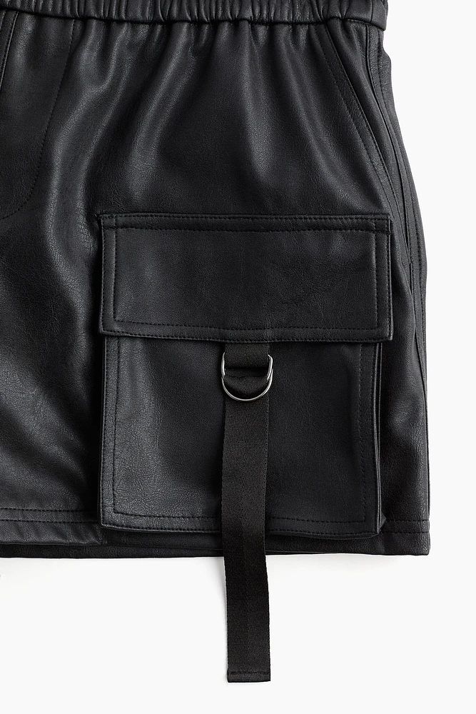 Coated Cargo Shorts