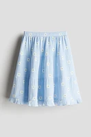 Patterned Pointelle Skirt