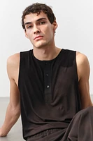 Slim-Fit Ribbed Tank Top