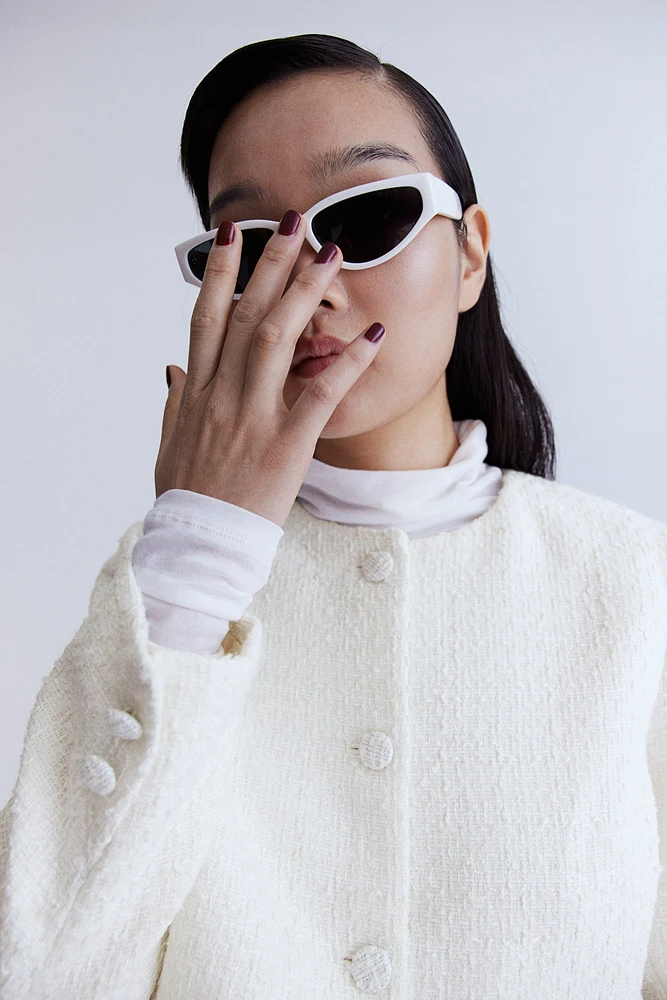 Bouclé-Weave Jacket