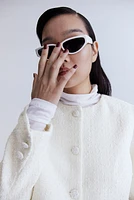 Bouclé-Weave Jacket