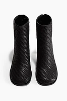 Braided Ankle Boots