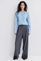Fine-Knit Cardigan